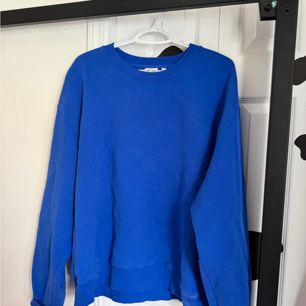 Aritzia Royal Blue Crewneck Sweatshirt